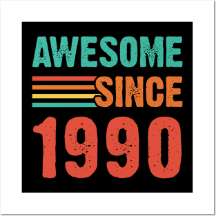 Vintage Awesome Since 1990 Posters and Art